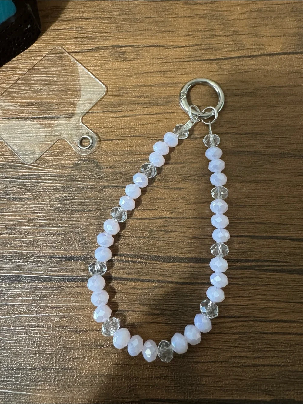 Bling Bling Crystal and Pale Pink Phone/Key/Bag Chain #P1070